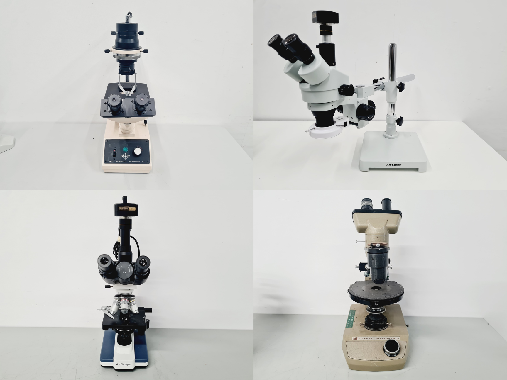 Image of Mixed Job Lot of Microscopes - Watson, Vickers, Olympus, Prior 
