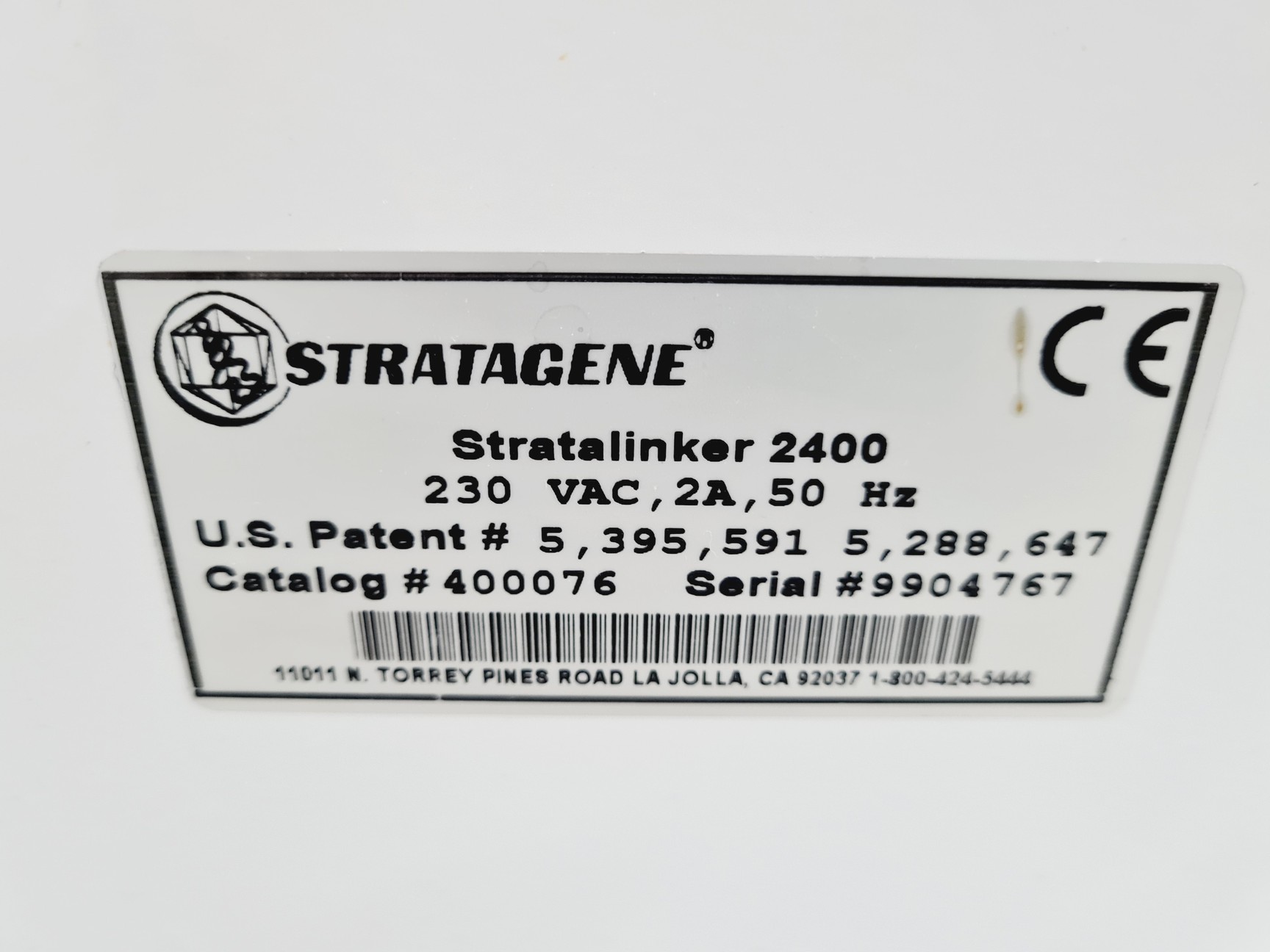Image of Stratagene Uv Stratalinker 2400