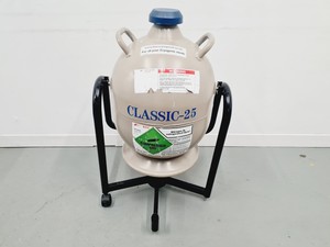 Thumbnail image of Taylor Wharton Classic 25 Liquid Nitrogen Dewar with Trolley 