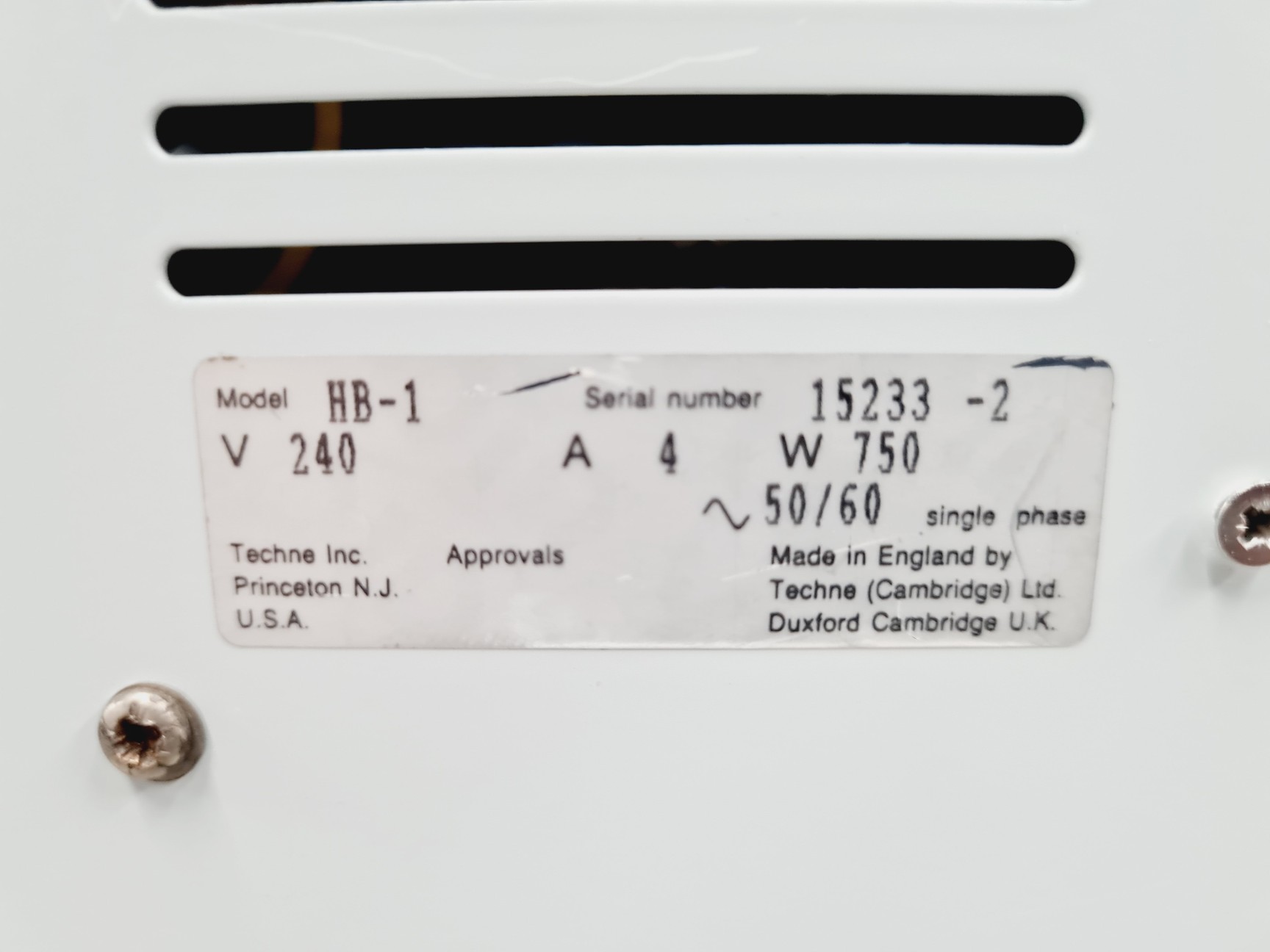 Image of Techne Hybridiser HB-1 