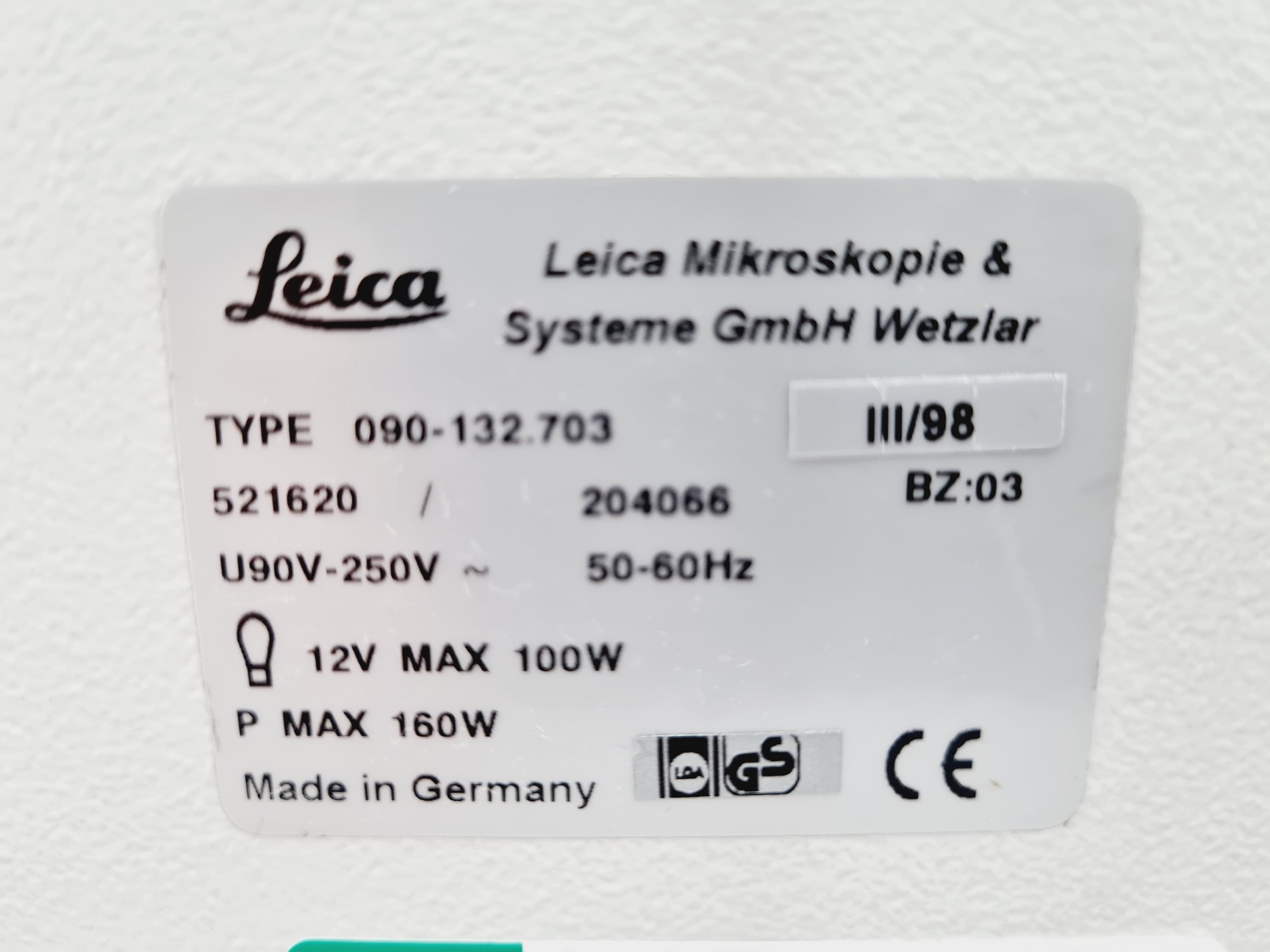 Image of Leica DMIRB Inverted Microscope w/ 4 x Objectives 4x/10x/40x C Plan Lab