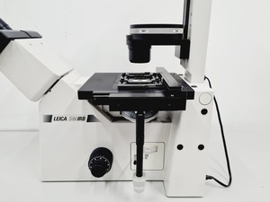 Thumbnail image of Leica DMIRB Inverted Microscope w/ 4 x Objectives 4x/10x/40x C Plan Lab