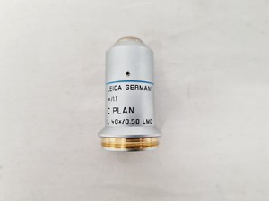 Thumbnail image of Leica DMIRB Inverted Microscope w/ 4 x Objectives 4x/10x/40x C Plan Lab