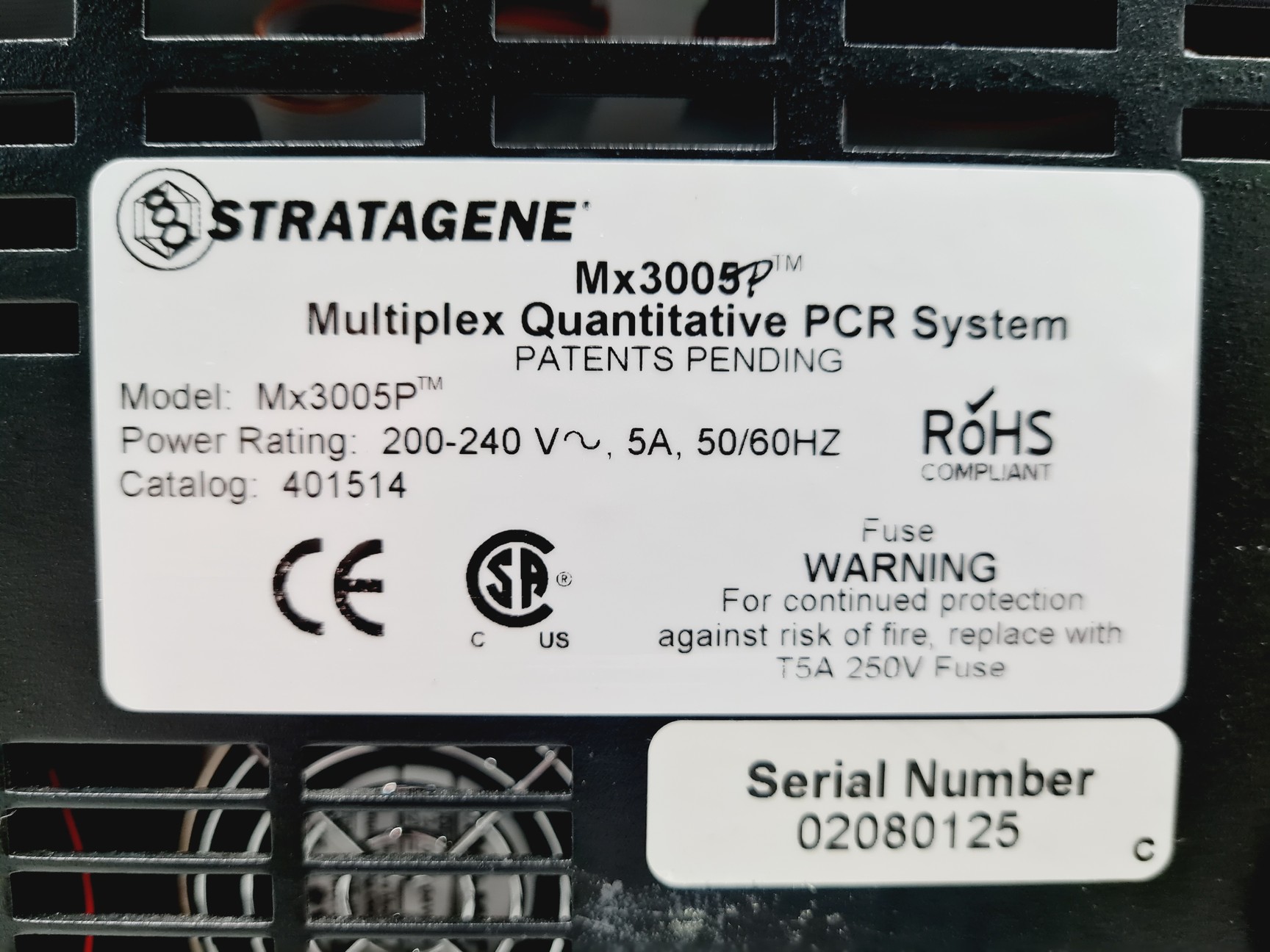 Image of Stratagene Mx3005P Multiplex Quantitative PCR System