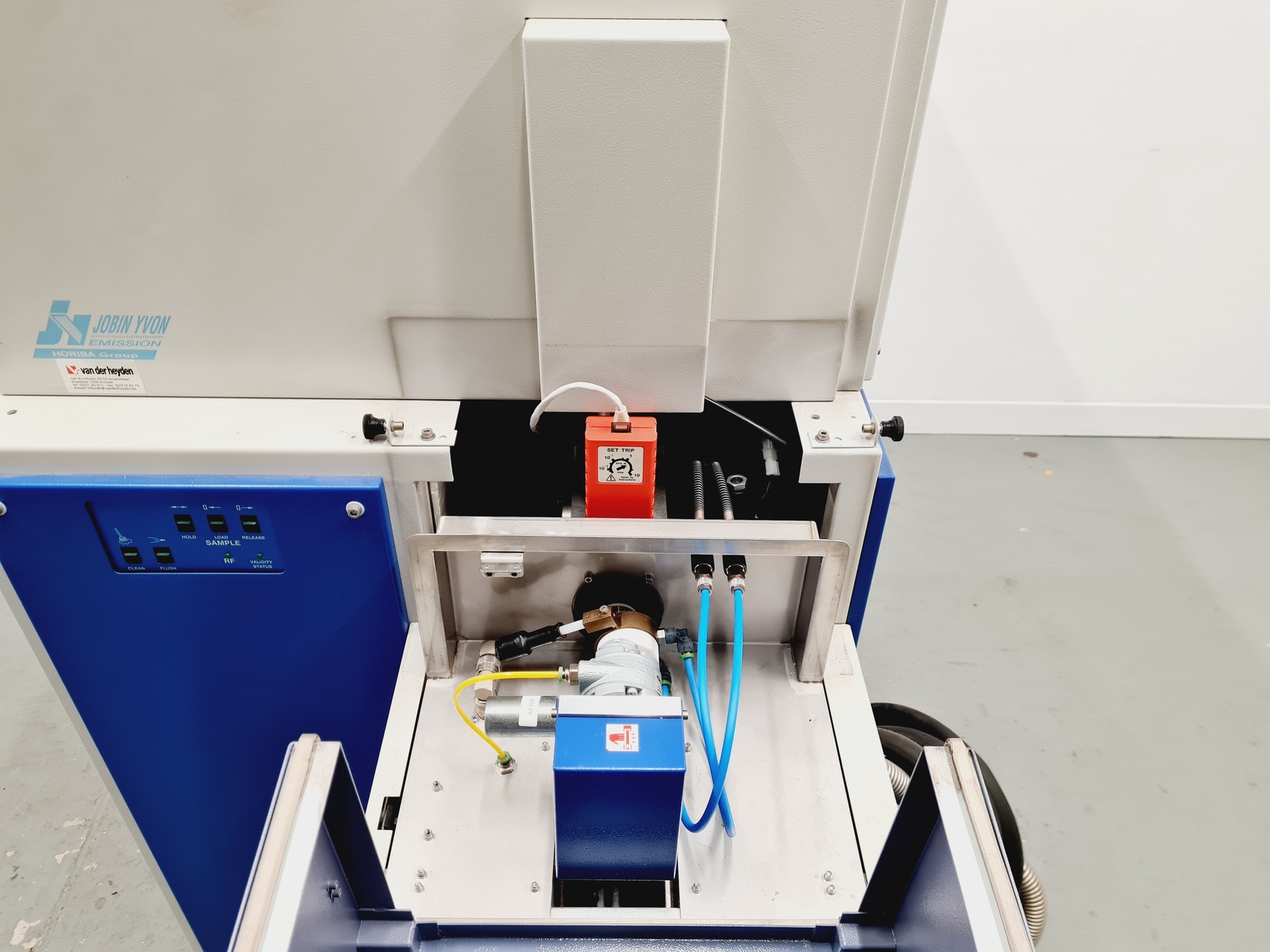 Image of Jobin Yvon JY 5000 RF Glow Discharge Optical Emission Spectrometer