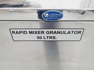 Thumbnail image of Lodha Rapid Mixer Granulator 50 LTRS Model LI-RMG 50/25