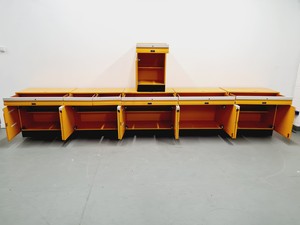 Thumbnail image of Set of 6 Under Bench Laboratory Storage Cupboards 5 Large + 1 Small