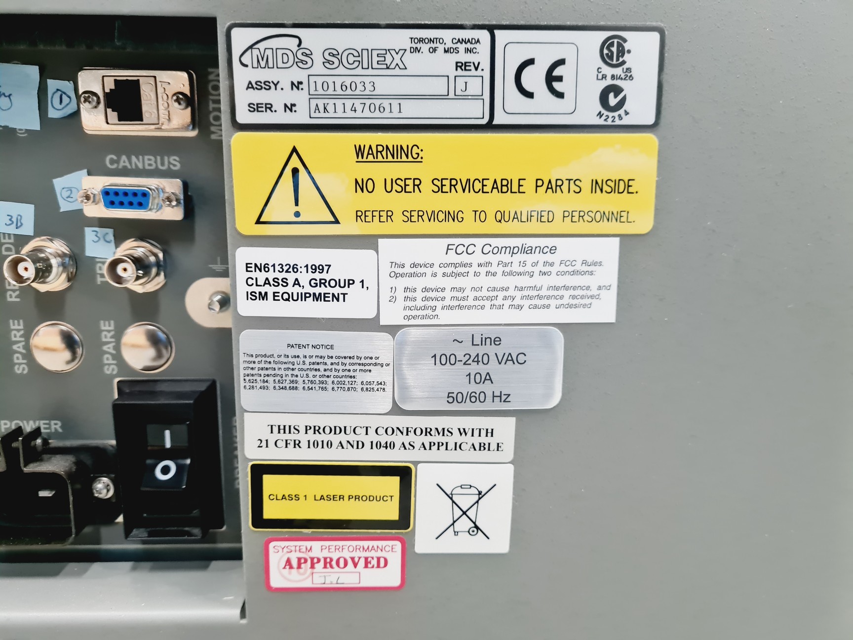 Image of Applied Biosystems MDS SCIEX 4800 MALDI TOF/TOF Analyzer