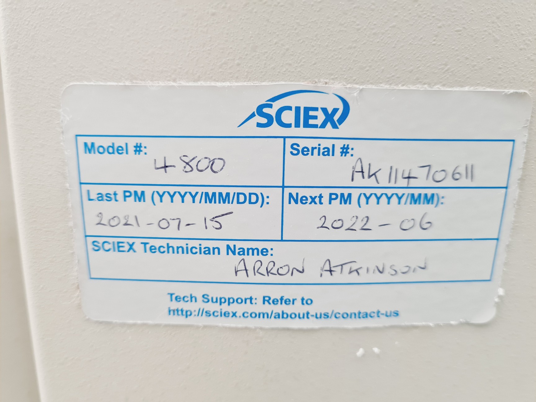 Image of Applied Biosystems MDS SCIEX 4800 MALDI TOF/TOF Analyzer
