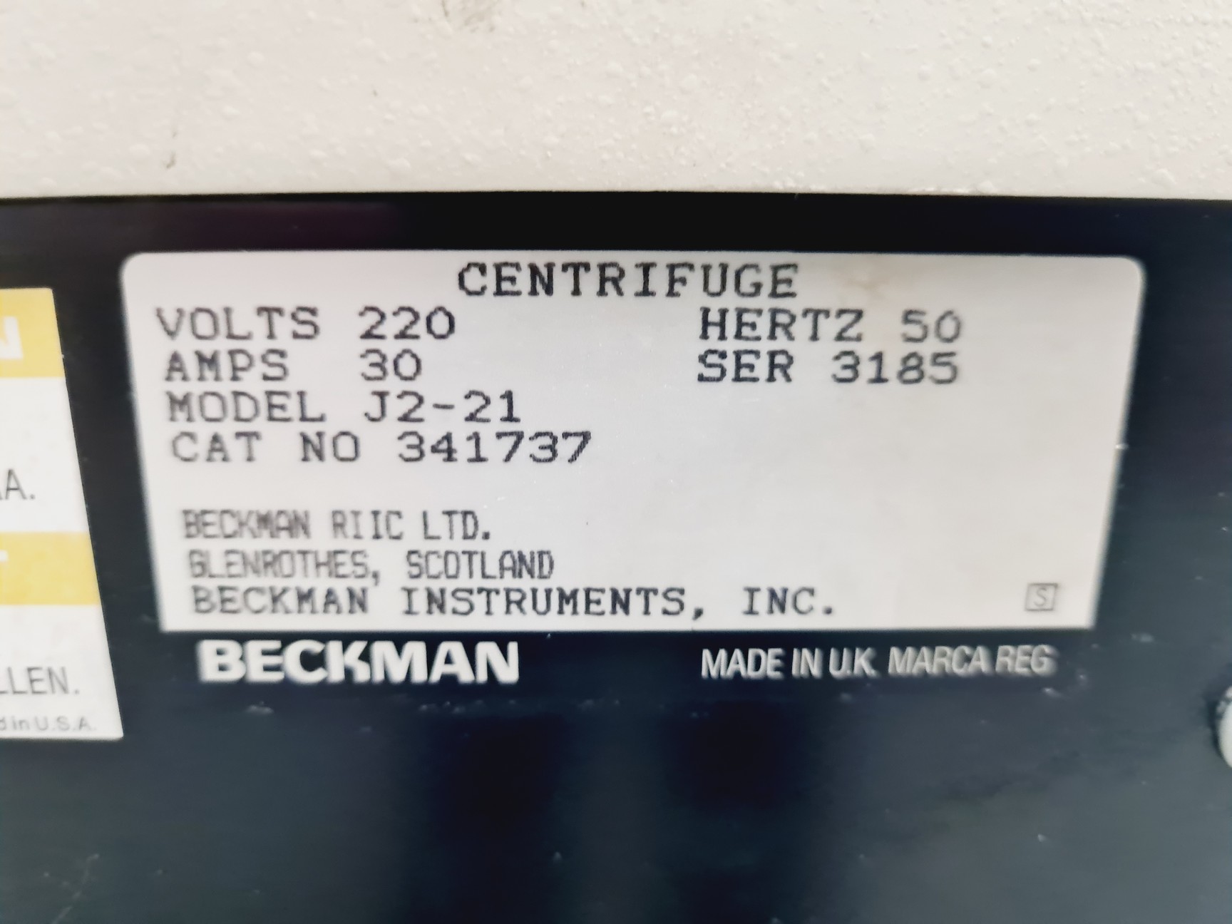 Image of Beckman J2-21 Floor Standing Centrifuge