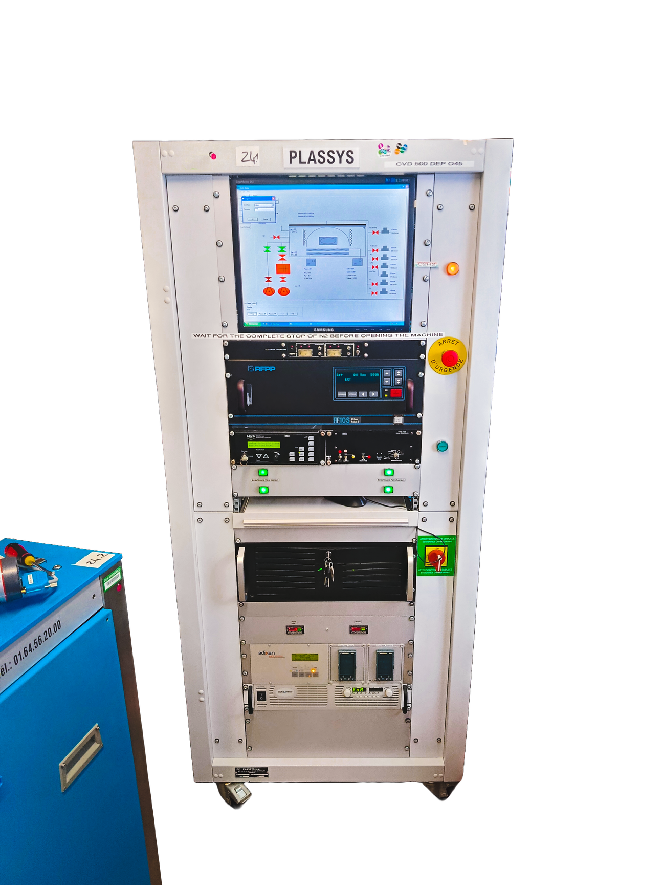 Image of Vacuum Deposition / CVD System – Multi-Component High-Vacuum Processing Assembly