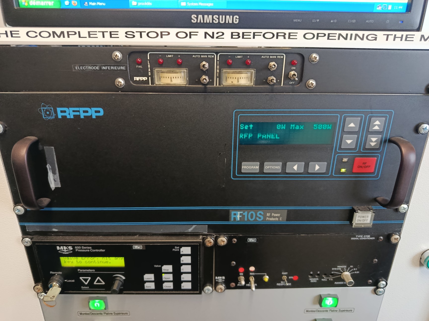 Image of Vacuum Deposition / CVD System – Multi-Component High-Vacuum Processing Assembly