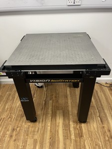 Image of Newport Pneumatic Isolation Optical Table System w/ Thorlabs PBH51510 Breadboard