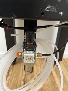 Thumbnail image of Newport Pneumatic Isolation Optical Table System w/ Thorlabs PBH51510 Breadboard