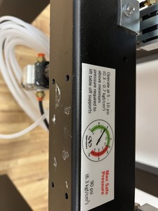 Thumbnail image of Newport Pneumatic Isolation Optical Table System w/ Thorlabs PBH51510 Breadboard