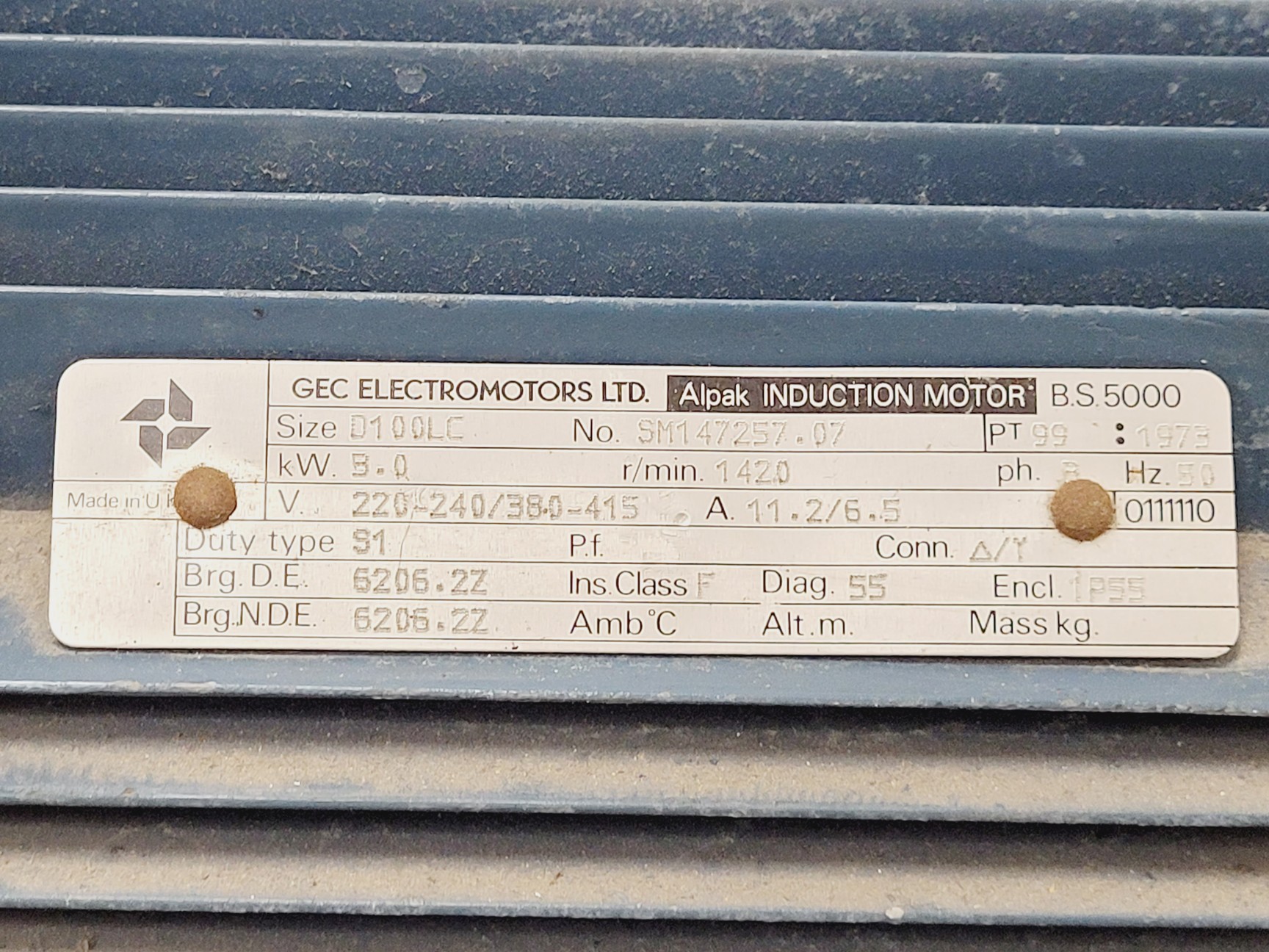 Image of Opperman Revmaster RMD 307TDM10 Positive Displacement Pump 
