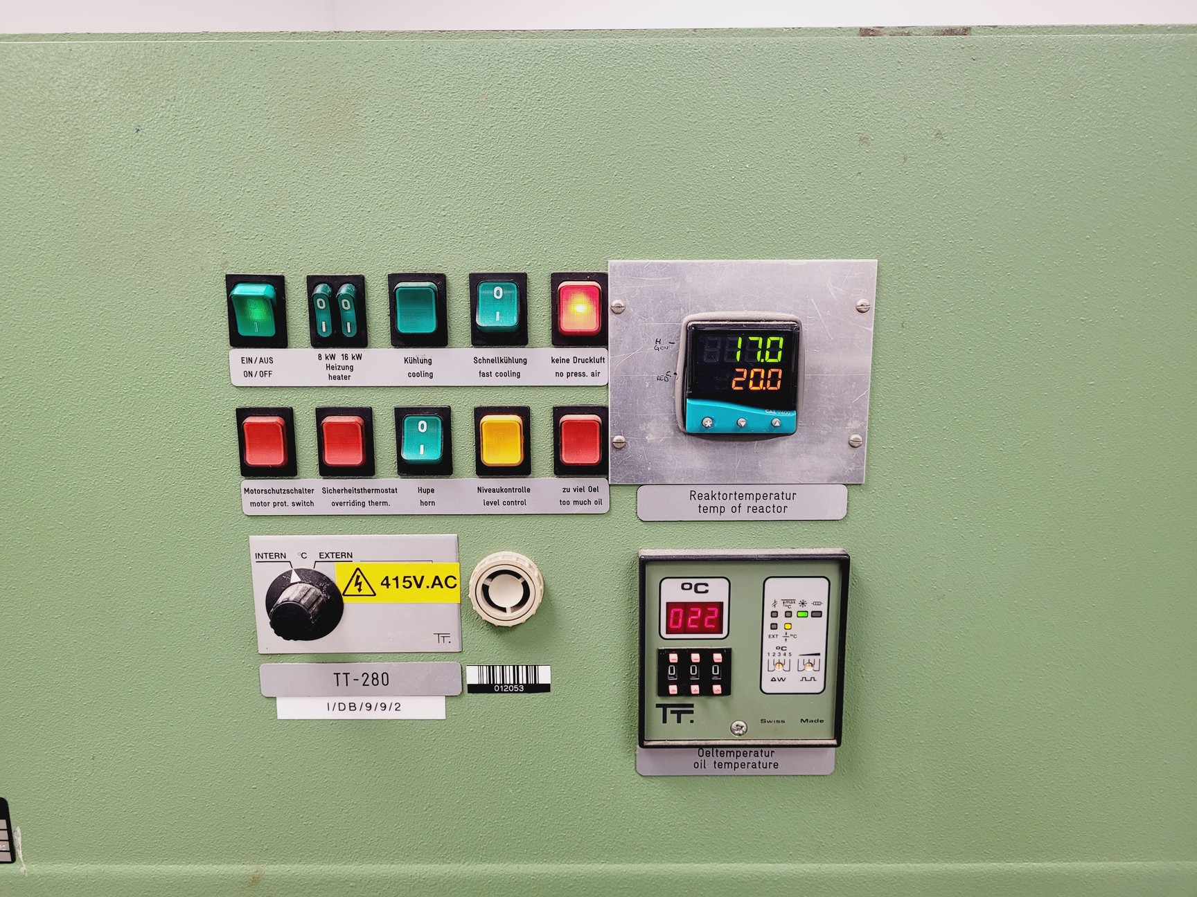 Image of Tool-Temp TT-260 Oil Temperature Control Unit