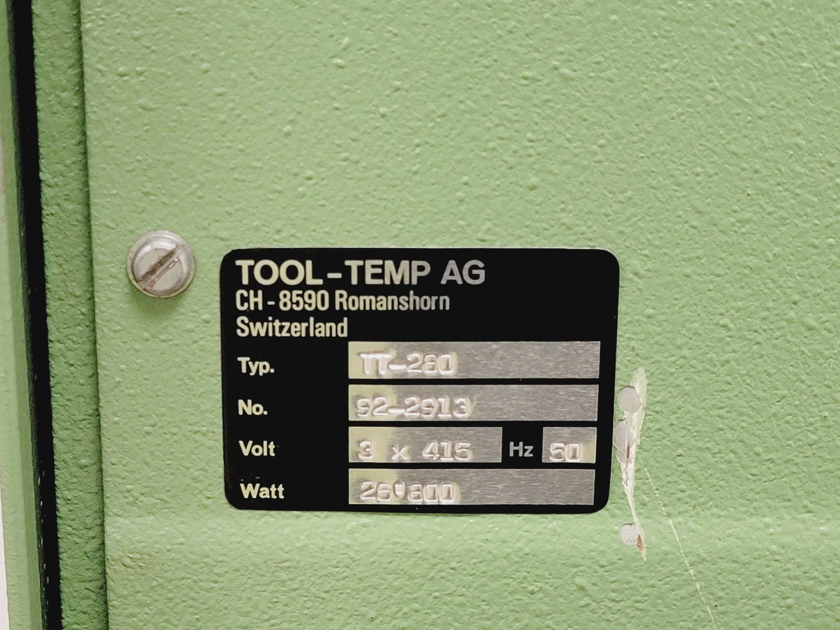 Image of Tool-Temp TT-260 Oil Temperature Control Unit