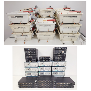 Thumbnail image of Job Lot of 17 x Harvard Apparatus Student Spirometers W/ Amps