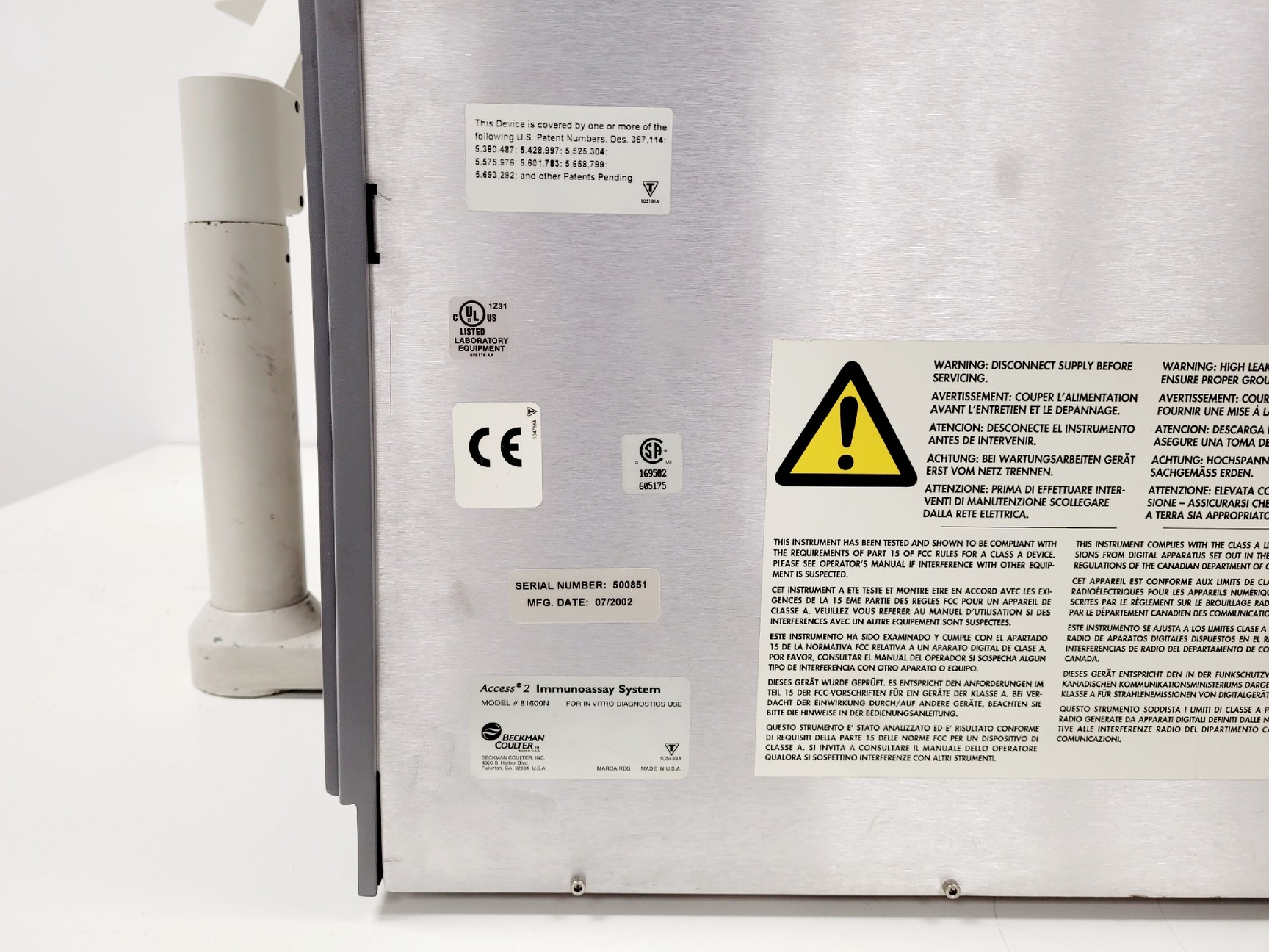 Image of Beckman Coulter 81600N Access 2 Immunoassay System