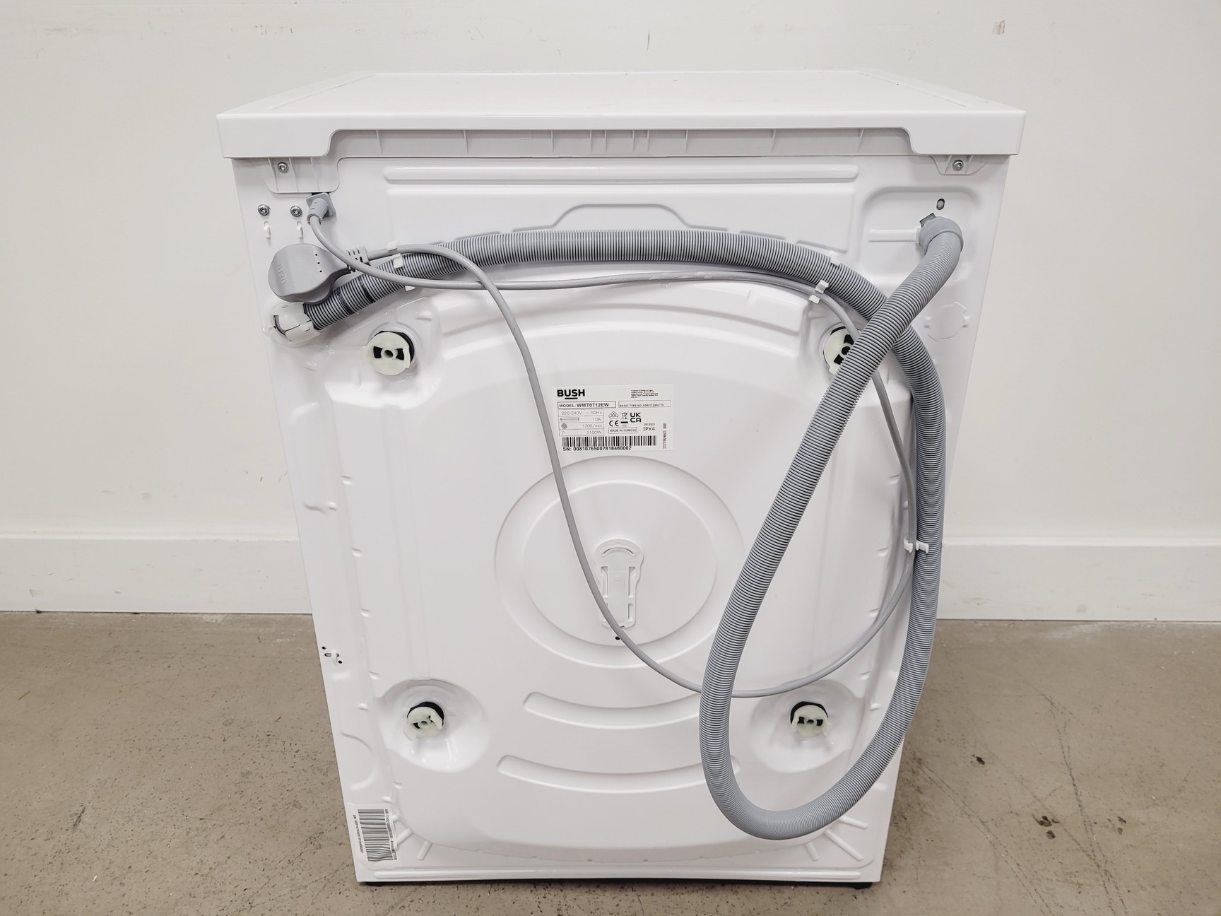 Image of Bush WMT0712EW Washing Machine