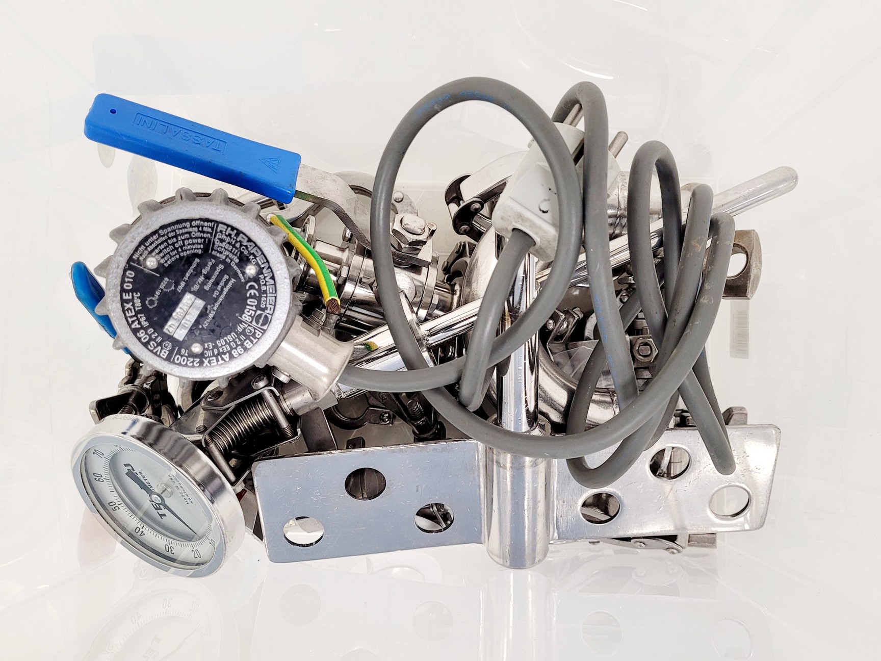 Image of 10/15L POPE Nutsche reactor filter W/ Lesson Stirrer Motor and Controller