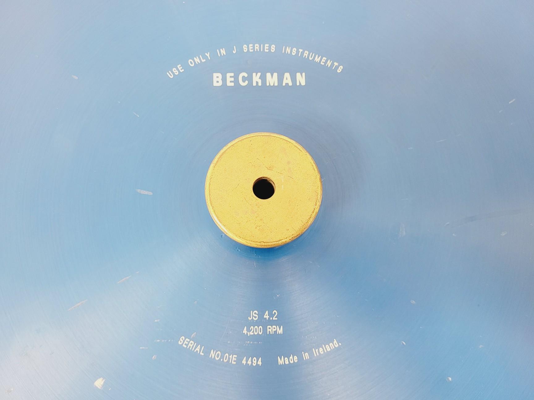 Image of Beckman Coulter J6-HC Floor Standing Centrifuge w/ JS-4.2 Rotor & 6 x Bucket Lab