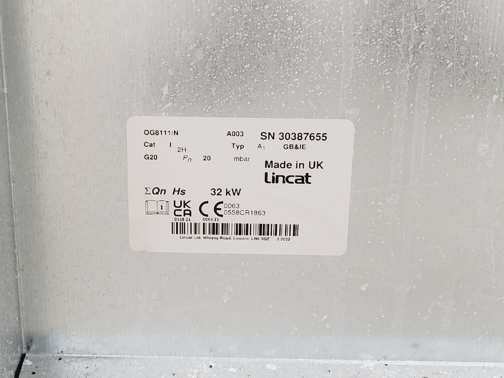 Image of Lincat OG8111/N Twin Tank Fryer