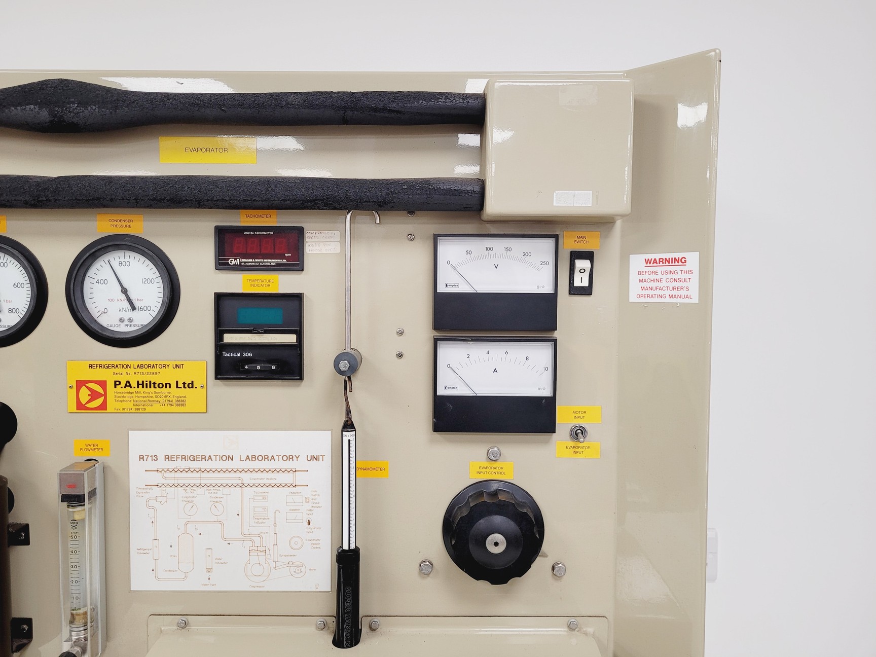 Image of P.A.Hilton LTD Refrigeration laboratory Unit 