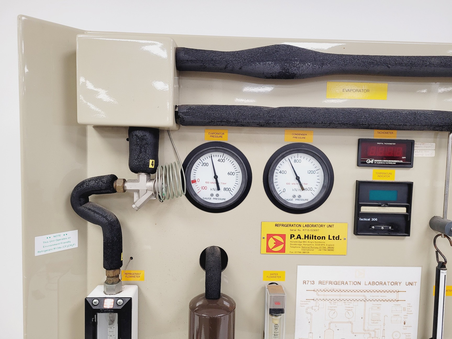 Image of P.A.Hilton LTD Refrigeration laboratory Unit 