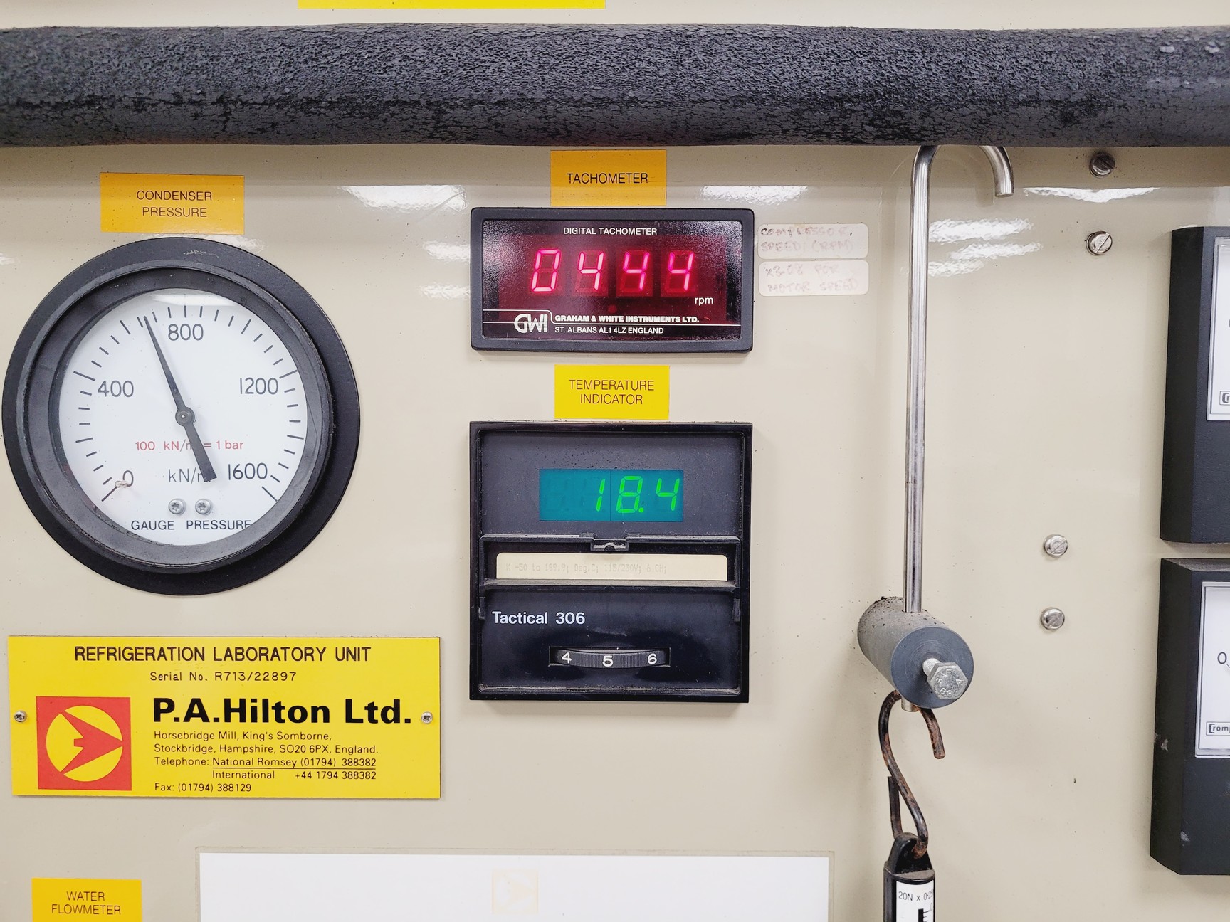 Image of P.A.Hilton LTD Refrigeration laboratory Unit 