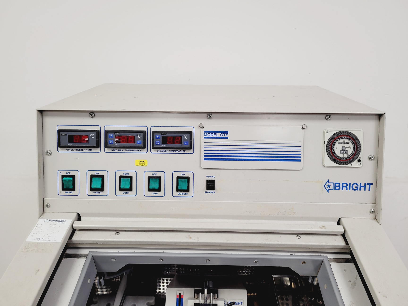 Image of Bright Instrument SC12CL 5030 Microtome Cryostat  Lab