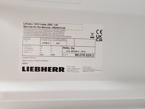 Thumbnail image of Liebherr LKUexv 1610 Lab Fridge