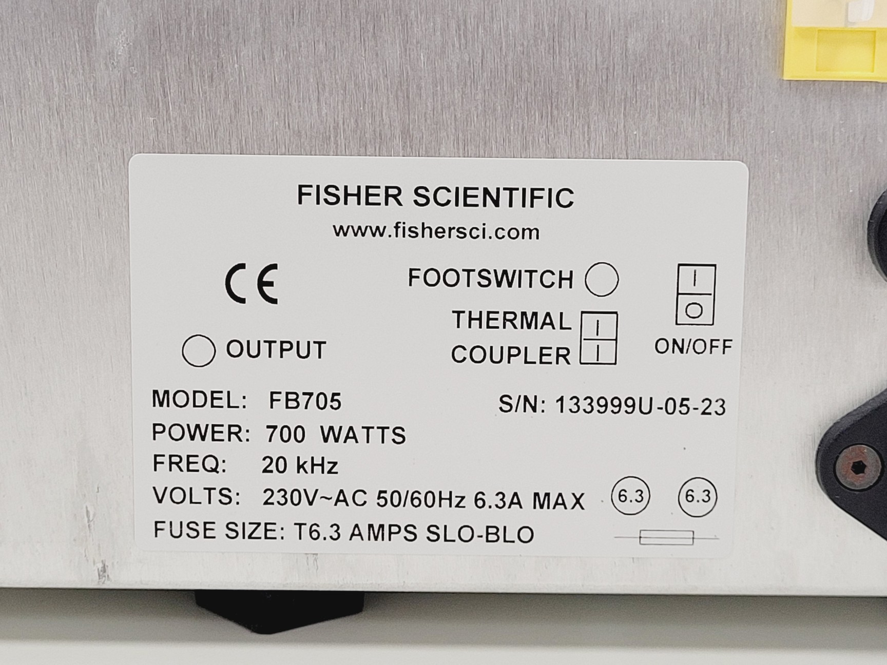 Image of Fisherbrand FB705 Sonic Dismembrator W/ Sonicator Chamber