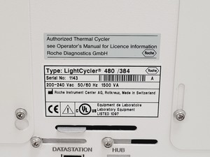 Thumbnail image of Roche Lightcycler 480/384 PCR System