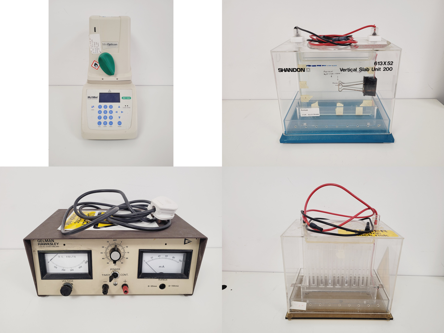 Image of Mixed Job Lot of Laboratory Equipment - Vickers, Bio-Rad, Ikamag, Eppendorf,