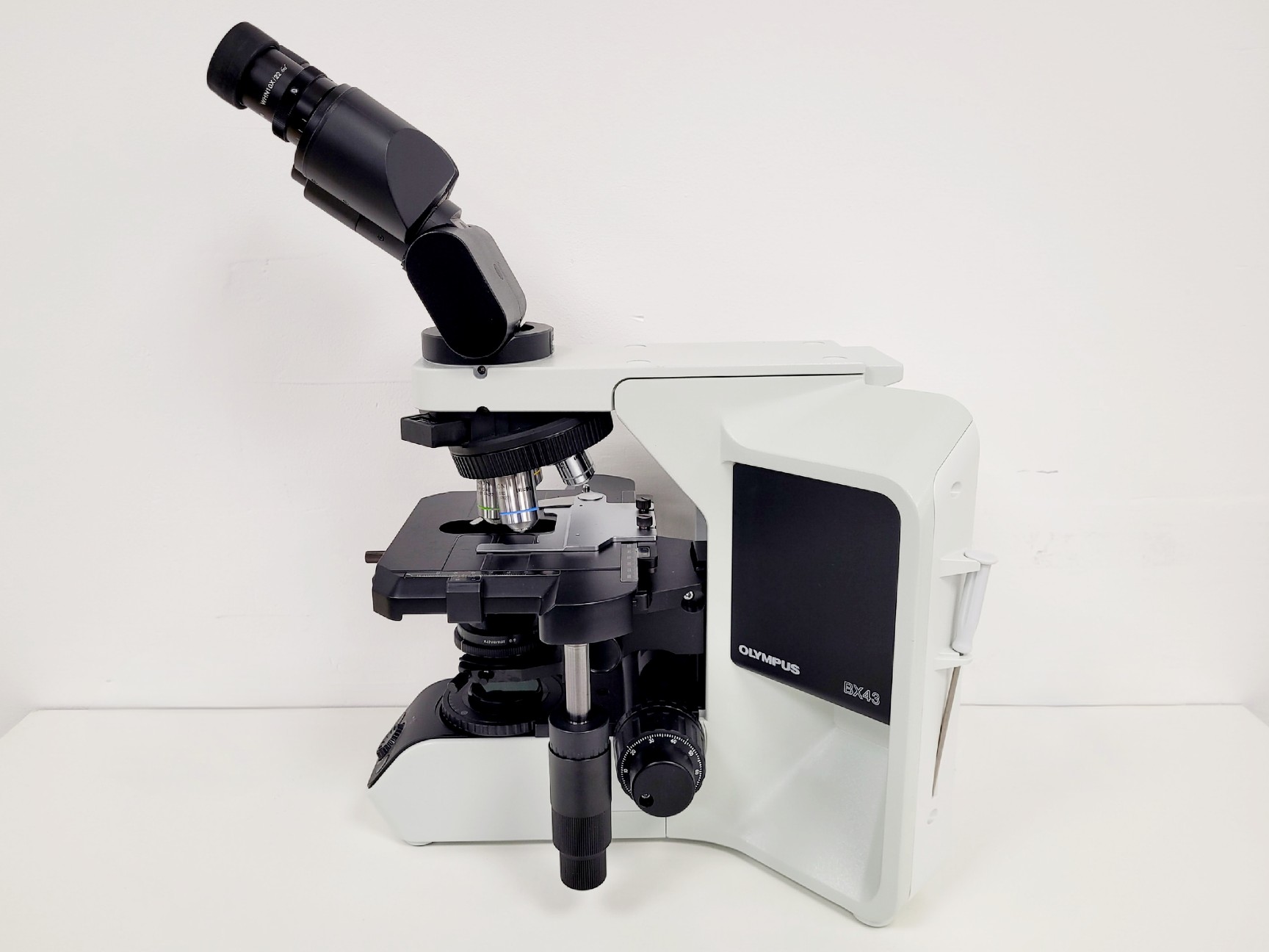 Lab Microscope Bx43f Olympus BX43F Compound Microscope w/ 4 x Objectives 2x/10x/20x/40x ...