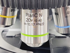 Thumbnail image of Olympus BX43F Compound Microscope w/ 4 x Objectives 2x/10x/20x/40x PlanC PlanN