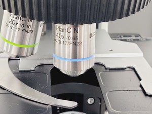Thumbnail image of Olympus BX43F Compound Microscope w/ 4 x Objectives 2x/10x/20x/40x PlanC PlanN