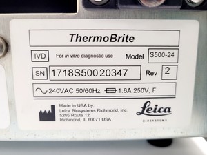 Thumbnail image of Leica ThermoBrite S500-24 Slide Denaturation Hybridisation System