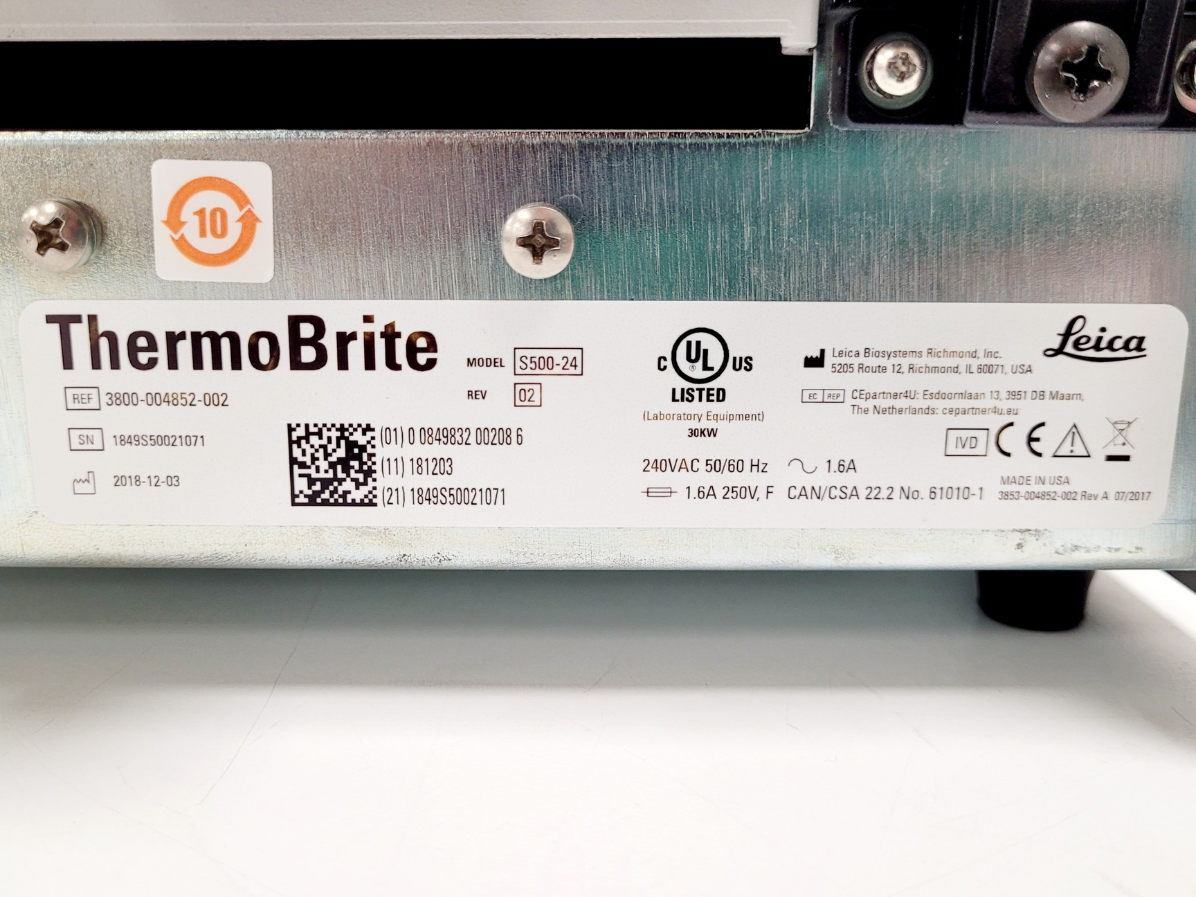 Image of Leica ThermoBrite S500-24 Slide Denaturation Hybridisation System 2018