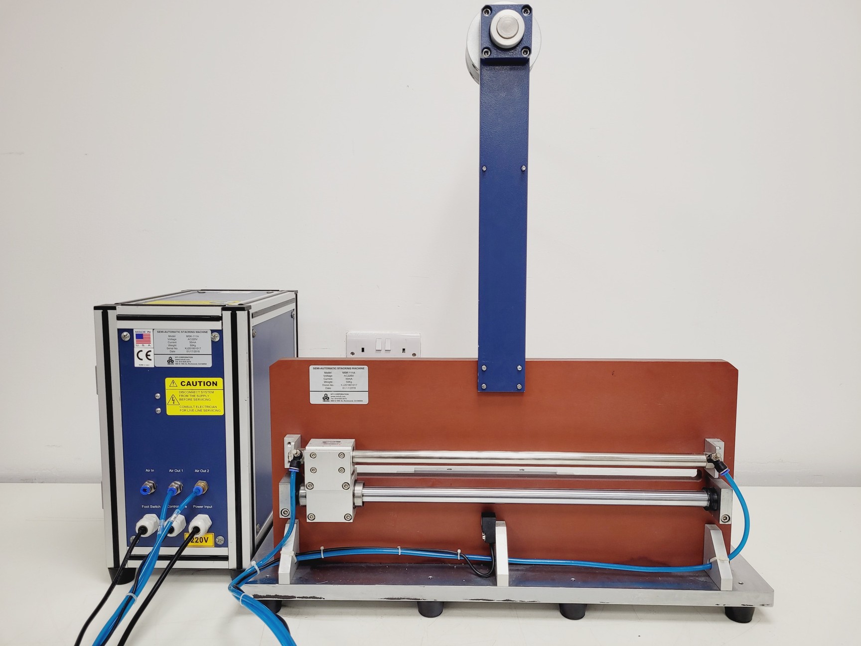 Image of MTI Corporation MSK-111A Semi-Automatic Lithium Battery Stacking Machine Lab