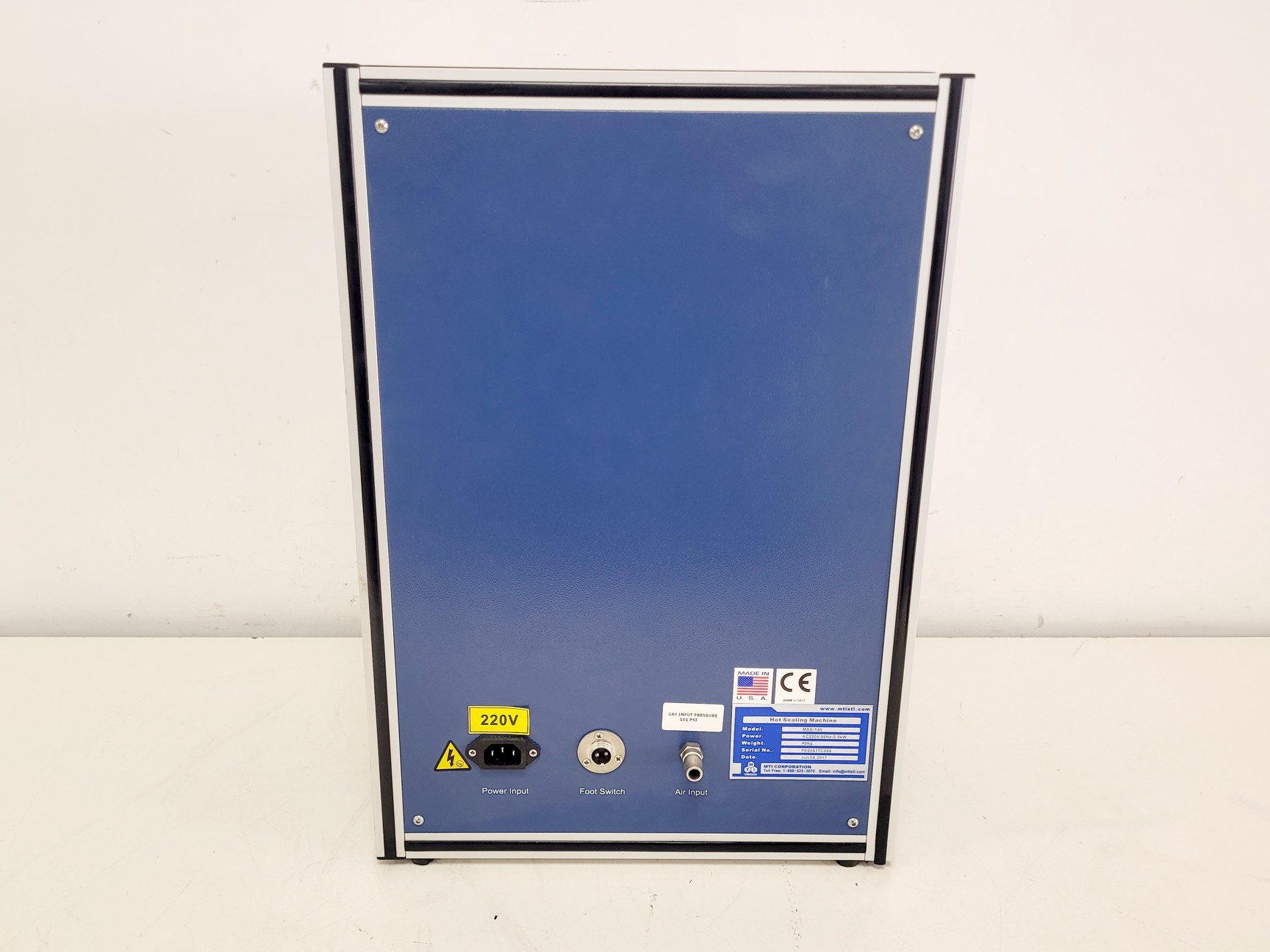 Image of MTI Corporation Hot Sealing Machine Spares/Repair 