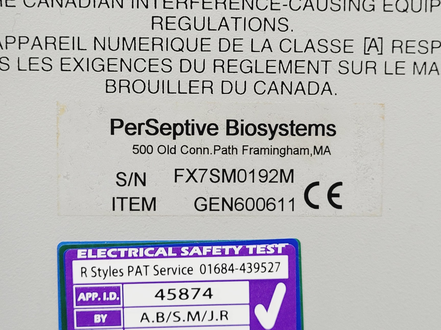 Image of Applied Biosystems PerSeptive Biosystems Pioneer Peptide Synthesis System