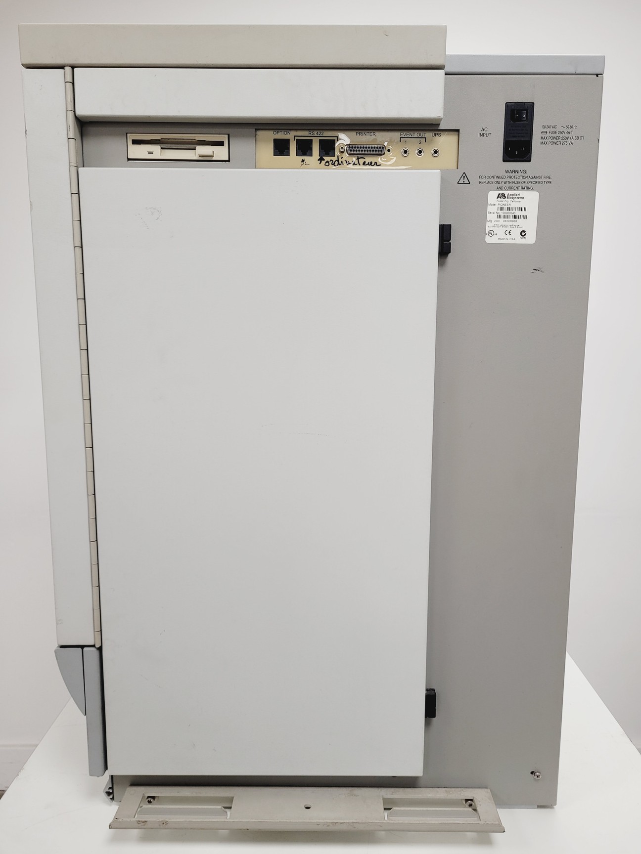 Image of Applied Biosystems PerSeptive Biosystems Pioneer Peptide Synthesis System Lab