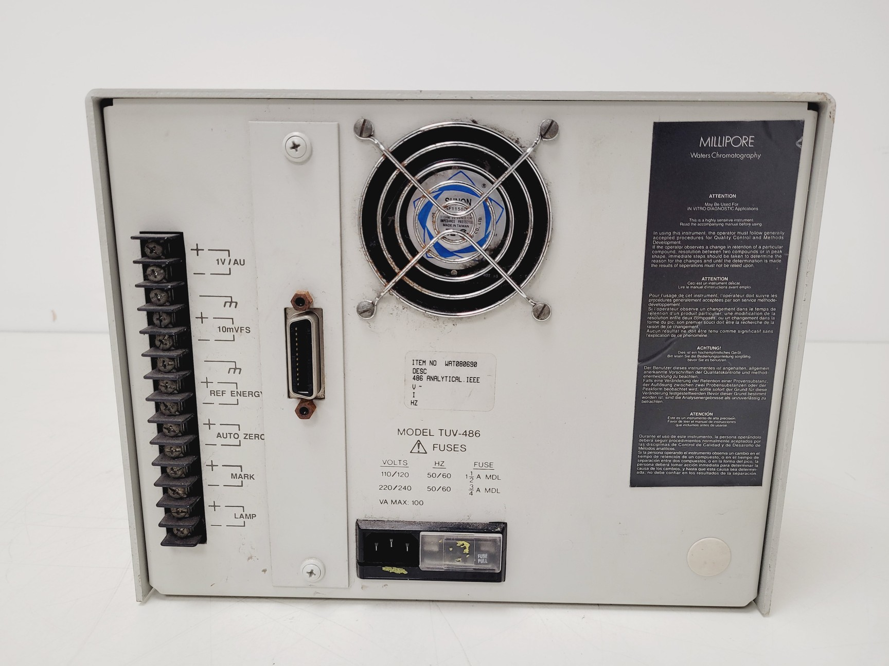 Image of Waters HPLC System 717plus, 486 TAD, 2487 Detector, 1525 Binary Pump Lab