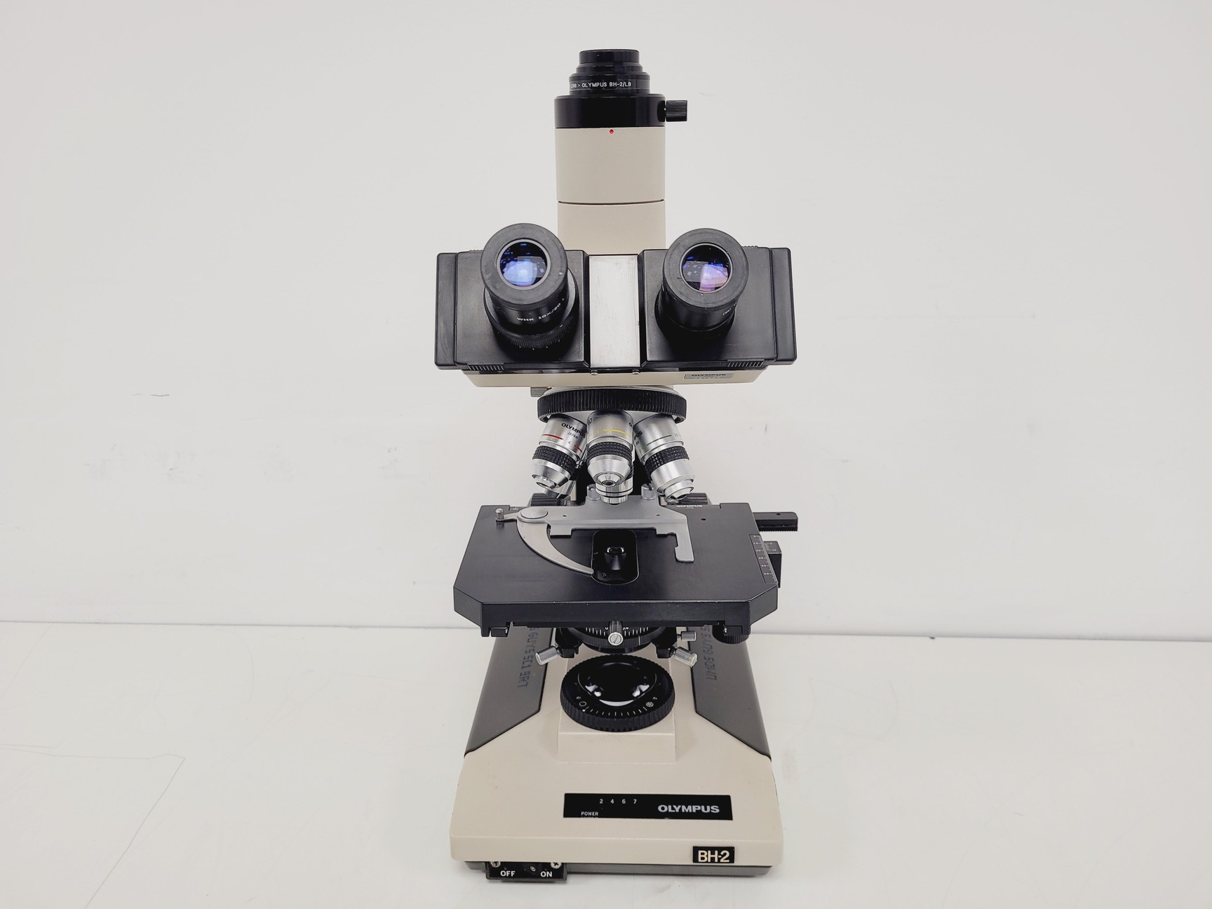 Image of Olympus BH-2 Microscope w/ 6 x Objectives 4/10/20/40/100/FL2 DPlan SPlan