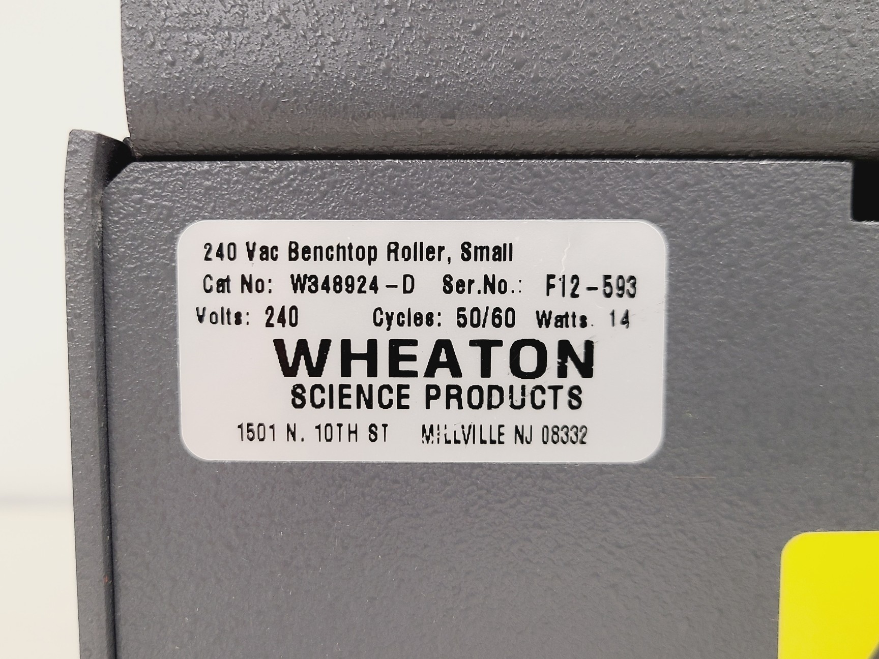 Image of Wheaton Benchtop Roller, Small Model No. W348924-D
