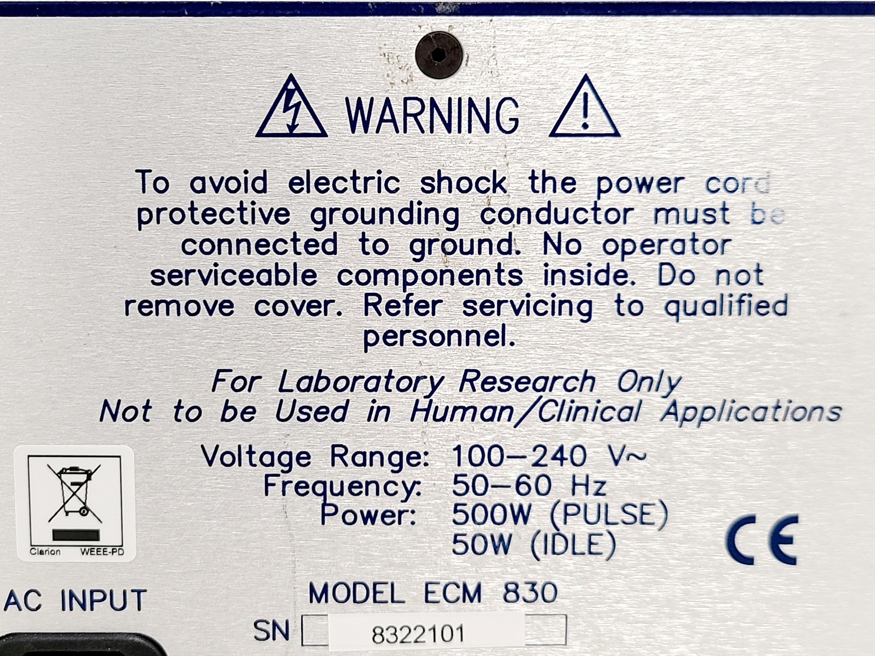 Image of BTX Harvard Apparatus ECM 830 Electro Square Porator