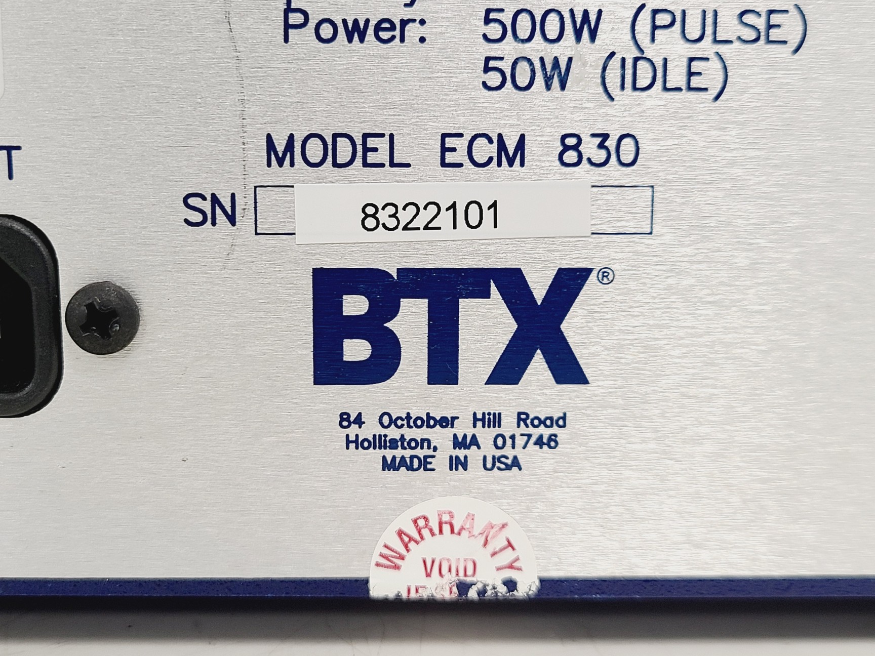 Image of BTX Harvard Apparatus ECM 830 Electro Square Porator